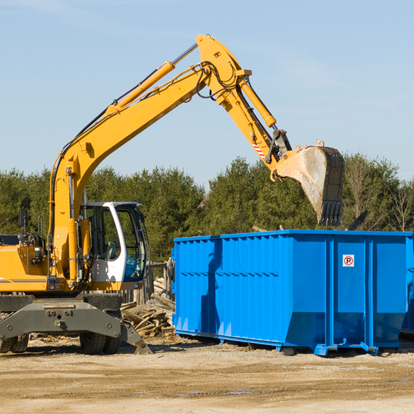 how many times can i have a residential dumpster rental emptied in Cunningham